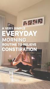 Morning Routine to Prevent Constipation